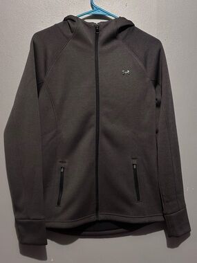 NWT Ladies Grey Under Armour Fleece Gull Zip Jacket
